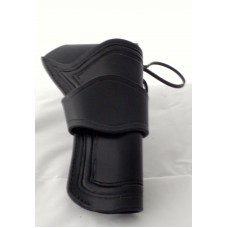 Handmade Eldorado Holster Double Border Line Design in Black 5½" RH: